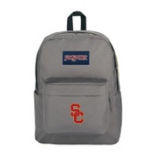 USC Trojans Jansport Gray SC Interlock Superbreak Plus Backpack